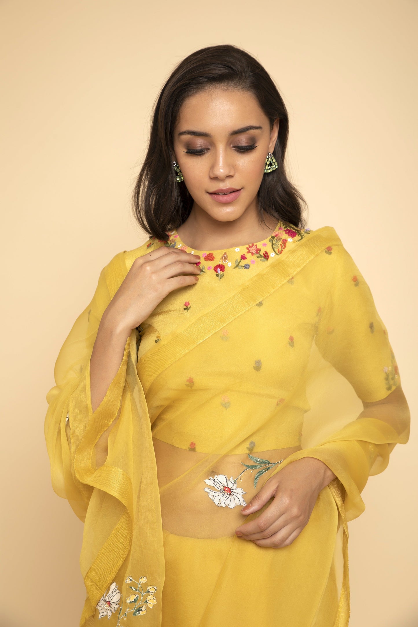 The Daffodil Saree