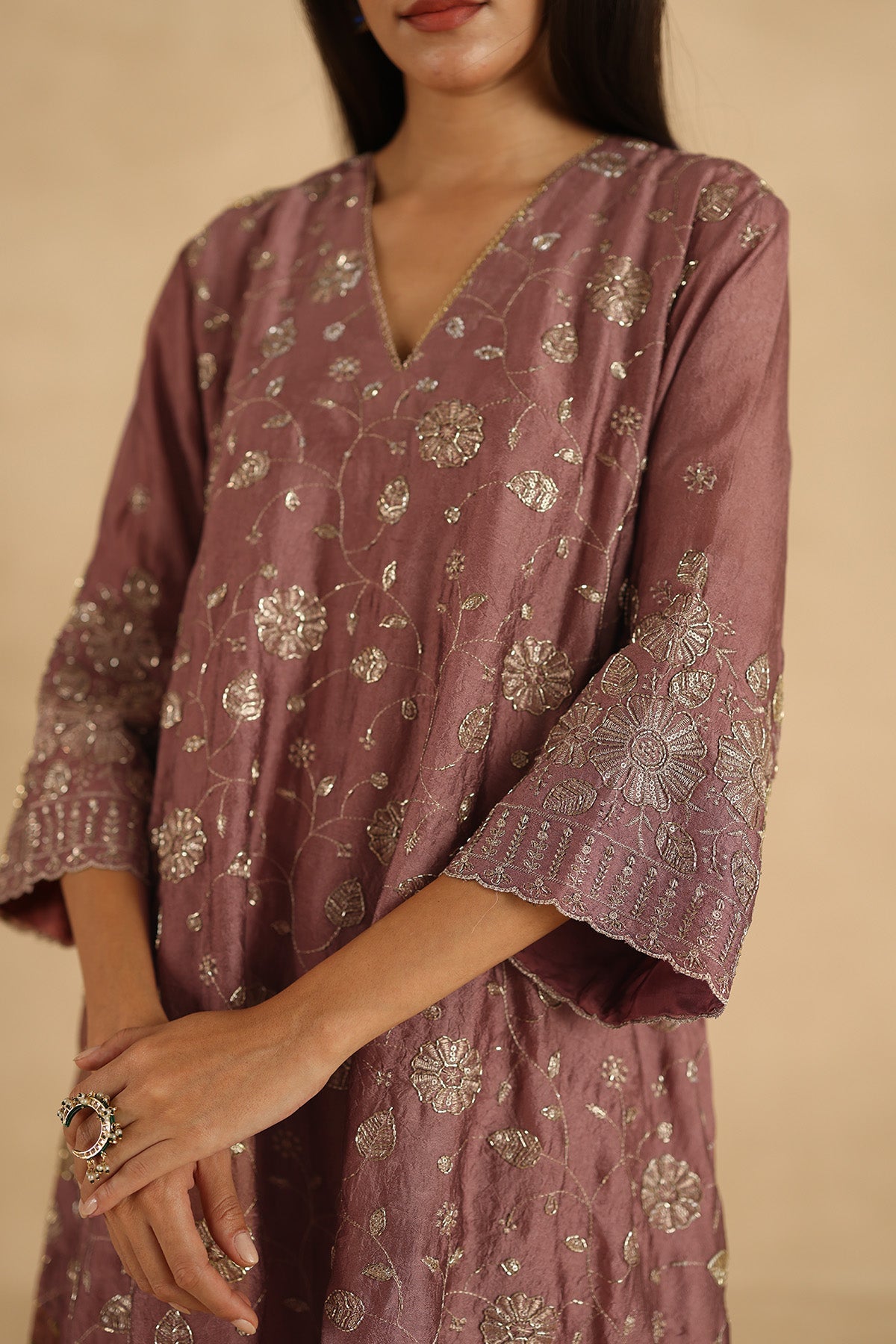 Polki Farshi Set