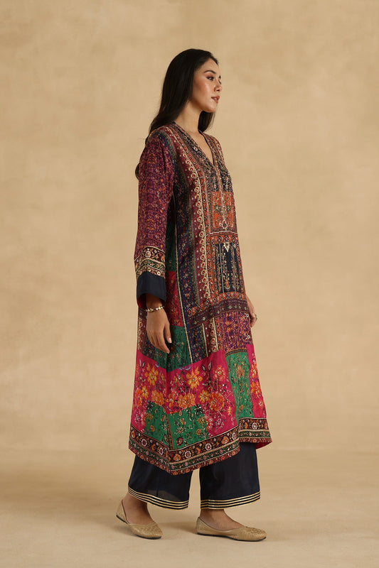 Meenakari Kurta Set
