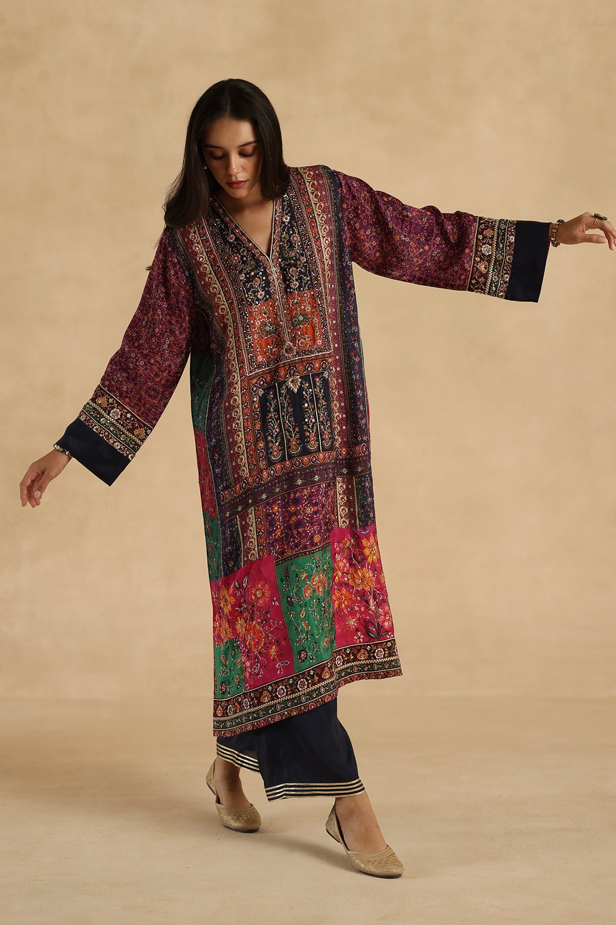 Meenakari Kurta Set
