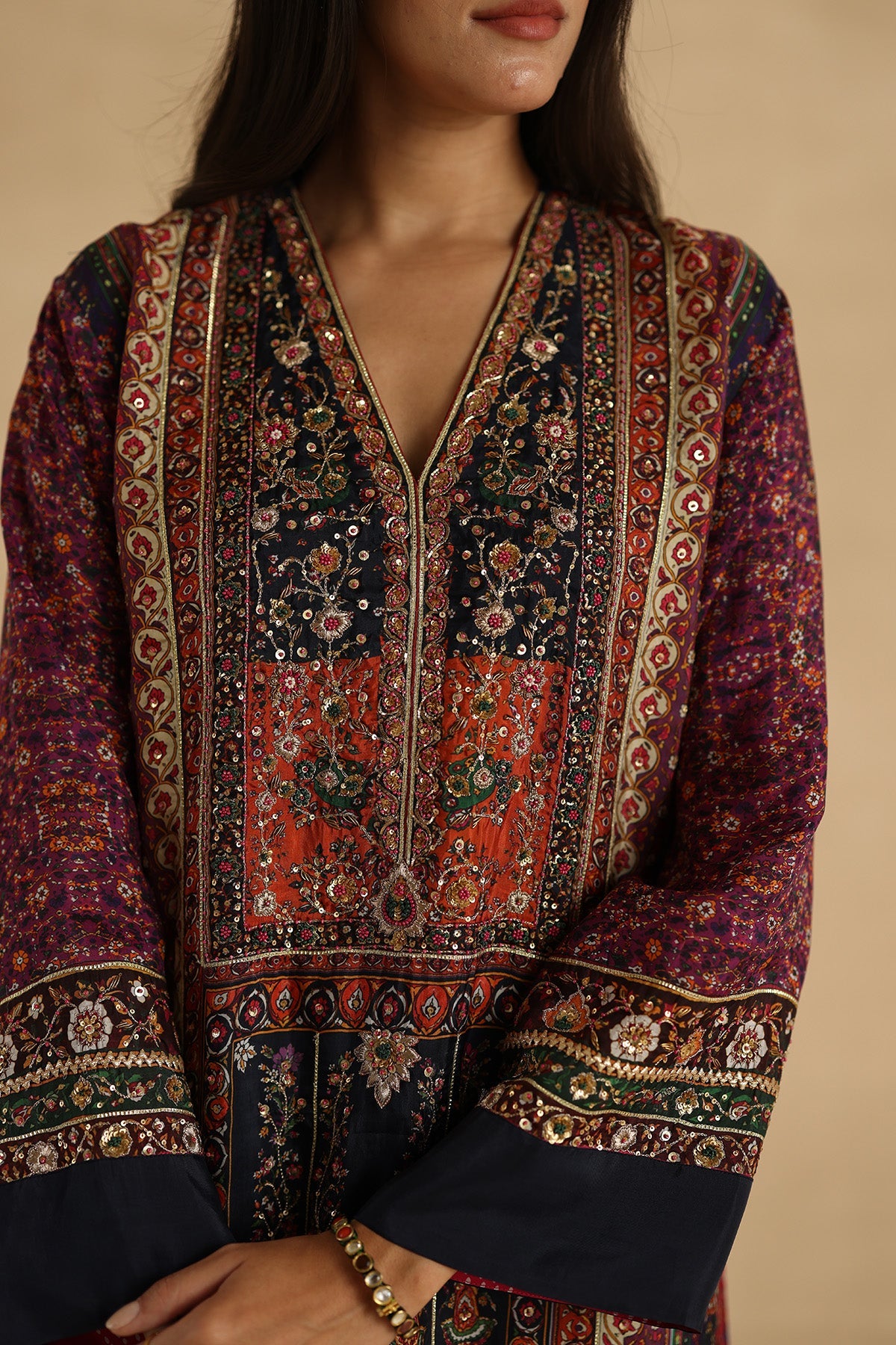 Meenakari Kurta Set