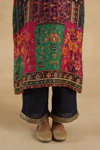 Meenakari Kurta Set