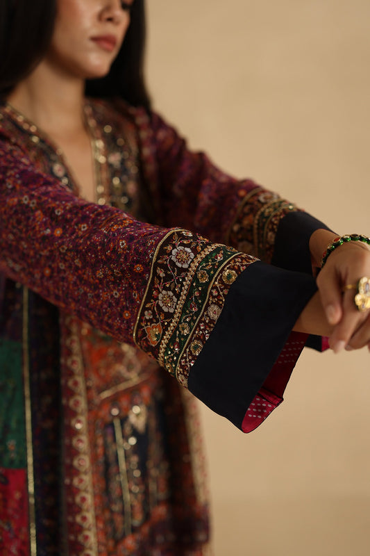 Meenakari Kurta Set