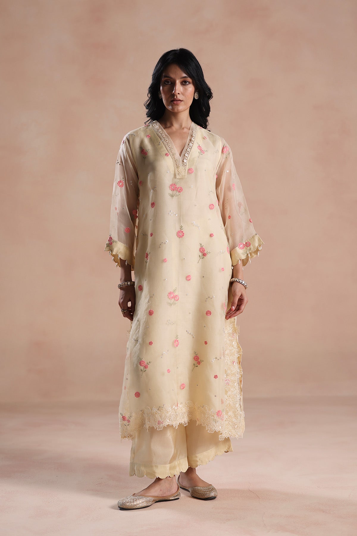 Sara Arjun in Sareena Kurta Set