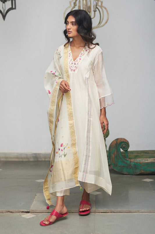 The Aster Set with Orchids